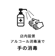 手の消毒